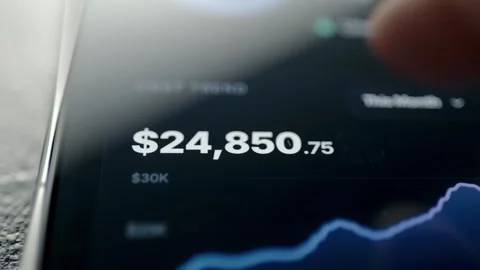 AI Training Cost Line Graph Showing Twenty Four Thousand Dollars 4K Stock Footage 341346018