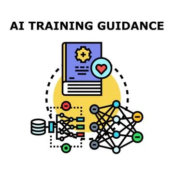 Ai training guidance optimizing machine learning algorithms Stock-Illustration