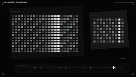 AI Training Progress Dashboard Seamless Loop Stock Footage 342193009
