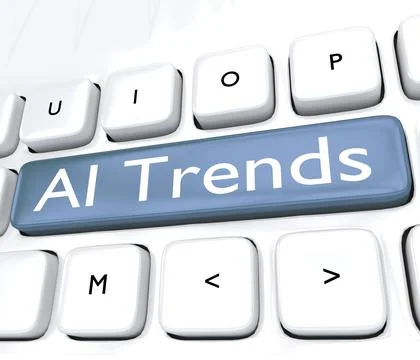 AI Trends concept Stock Illustration
