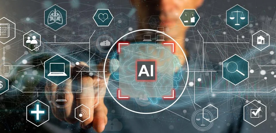 Ai, unit, technology, processor, artificial intelligence, innovation, central Stock Photos