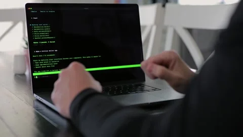 AI Vibe Coder Builds Billion Dollar Apps at Home Stock-Footage 332567680