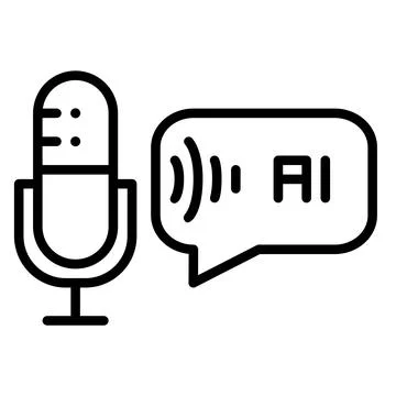 Ai virtual assistant Stock Illustration