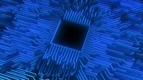 AI Visualization of in Machine Learning, Computer Technology, Science. cyber and Stock Footage 313643750