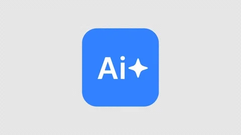 AI Word Animation, Animated Artificial Intelligence Text Transparent 4K Stock Footage 296971891