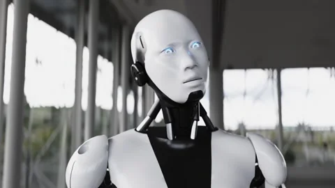 AI in the workplace, High Quality 4K Animation Stock Footage 242639067