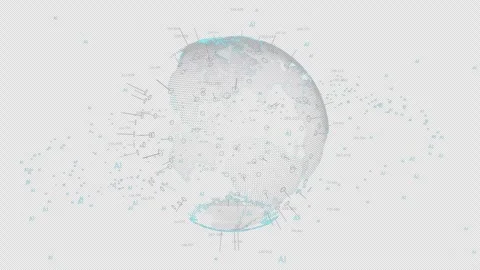 AI world 03 Video stock 305482043