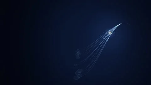AI World Model Predicting Future Trajectories Branching Paths Seamless Loop Stockbeeldmateriaal 347457472