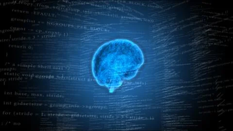 AI(Artificial Intelligence) concept. 3D rendering. Stock Photos