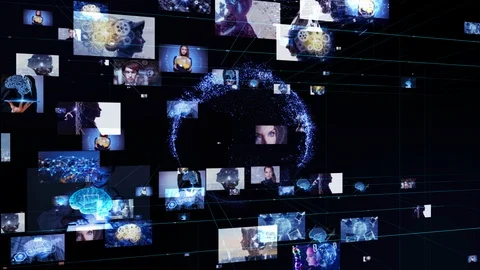 AI(Artificial Intelligence) concept. Stock Footage 101052992