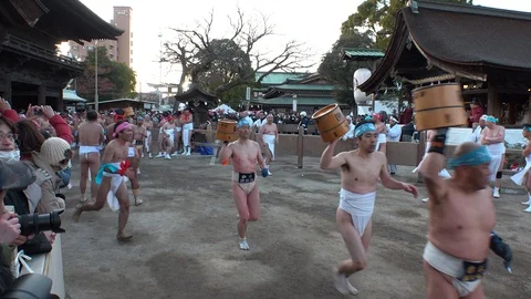 Aichi Japan Scenery Of Konomiya Ha Stock Video Pond