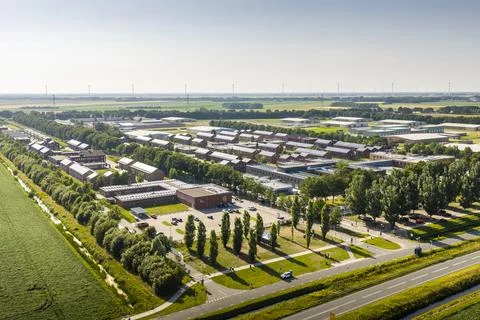Aid groups stop services at Ter Apel asylum center over security concerns, Nethe Stock Photos