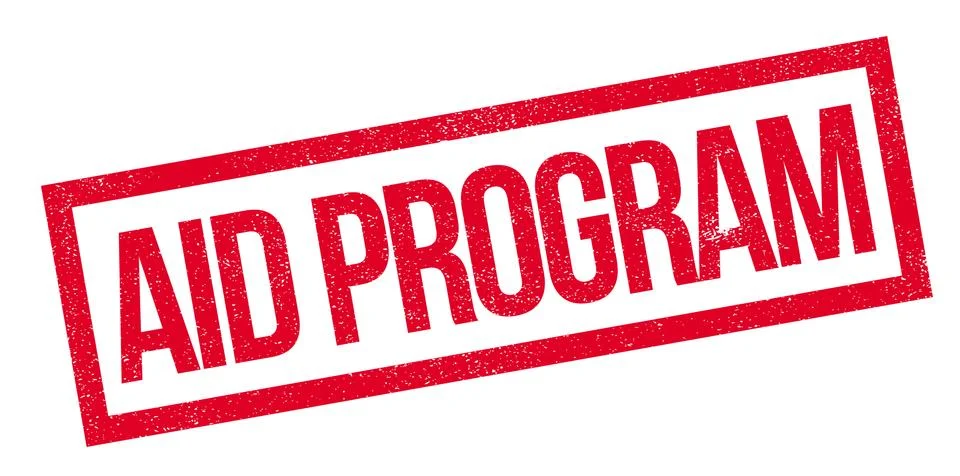 AID Program rubber stamp イラスト素材