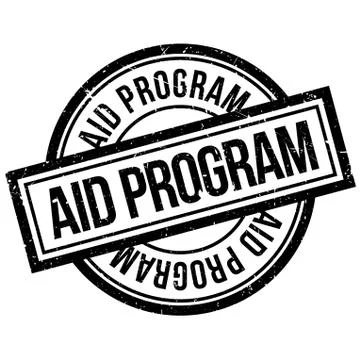 AID Program rubber stamp イラスト素材