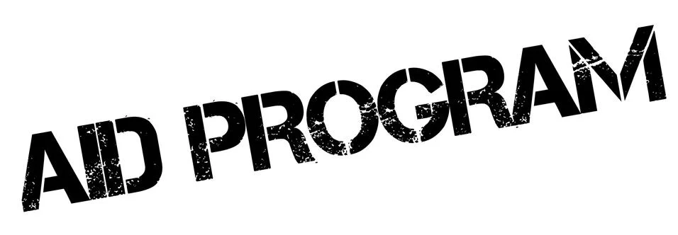 AID Program rubber stamp イラスト素材