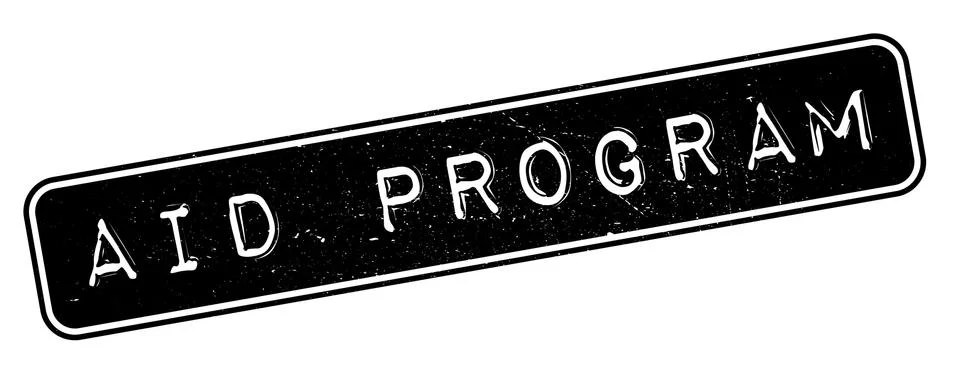 AID Program rubber stamp イラスト素材