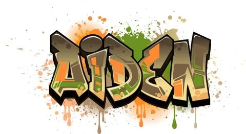 Aiden Stock Illustration