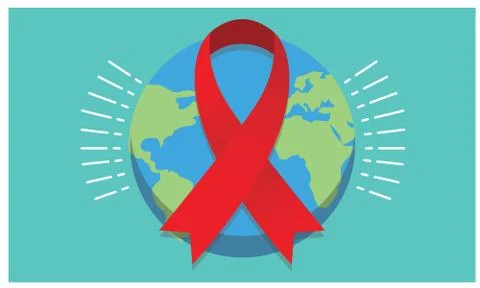 Aids Day celebration Stock Illustration