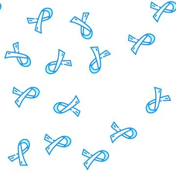 Aids day vector seamless pattern Stock Illustration