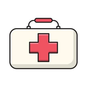 Aids flat color icon Illustrazione stock