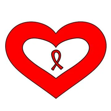 AIDS Help Stock Illustration