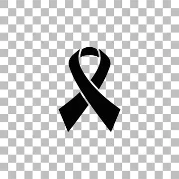 AIDS icon flat Stock Illustration