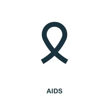 Aids icon. Premium style design from healthcare icon collection. Pixel perfect Stock Illustration
