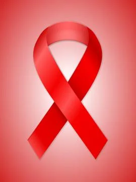 Aids ribbon Stock Illustration