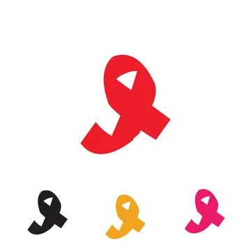 Aids ribbon Stock Illustration