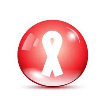 Aids sign icon Stock Illustration