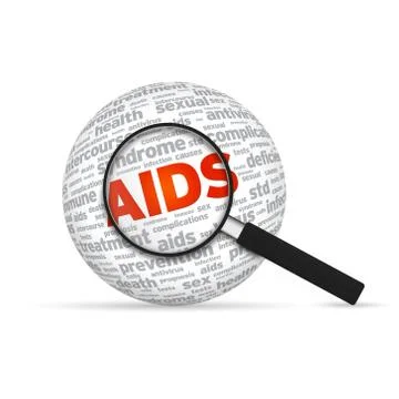 Aids sphere Stock Illustration