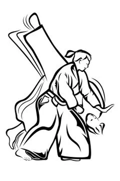 Aikido Stock Illustration