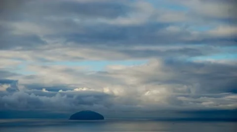 Ailsa Craig 25fps Stock Footage 18193103