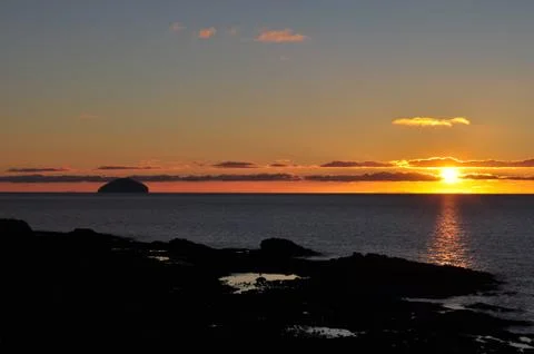 Ailsa Sunset Stock Photos