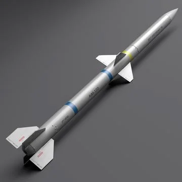 AIM 120 Missile Mod le 3D 91431124 Pond5