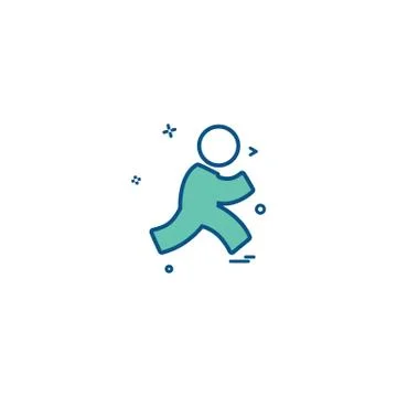 AIM AOL icon design vector Stock Illustration