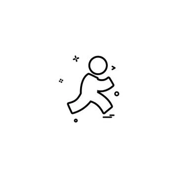 AIM AOL icon design vector Stock Illustration
