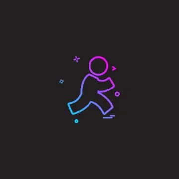 AIM AOL icon design vector Stock Illustration