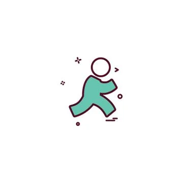 AIM AOL icon design vector Stock Illustration