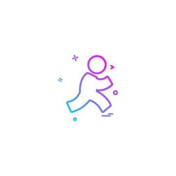 AIM AOL icon design vector Stock Illustration
