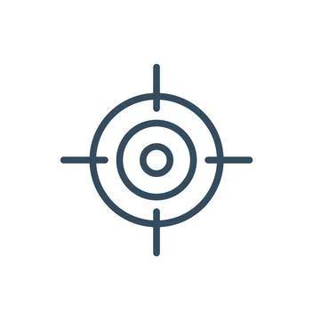 Aim icon in different style vector illustration.black aim vector icon designe Stock Illustration