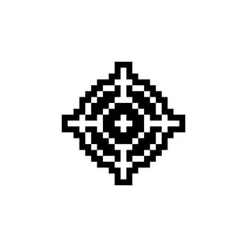 Aim Icon Logo Stock-Illustration