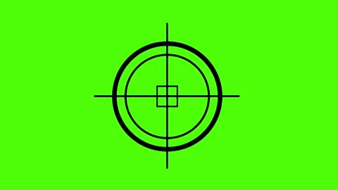 Aim or target icon with green screen Sniper Scope Crosshair Animation Overl.. Stock Footage 309685905