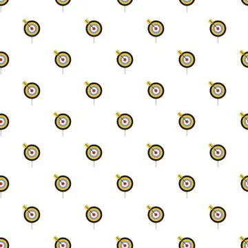 Aim pattern seamless Stock Illustration