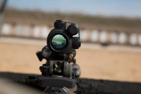 Aim point sight Stock Photos