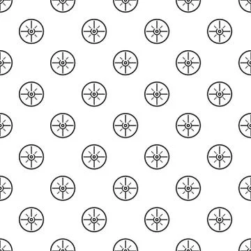Aim scope target pattern seamless vector Stock Illustration