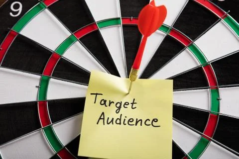 Aim On A Target Audience Concept Stock Photos