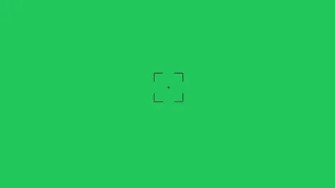 Aim Target Pointer Icon Zoom Effect 2D Animation Stock-Footage 332750630