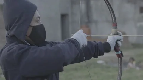 Aiming and Archery Stock Footage 209192930