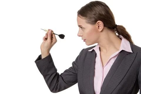 Aiming a dart Stock Photos